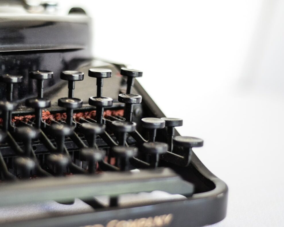 Photo Langston Hughes: Typewriter